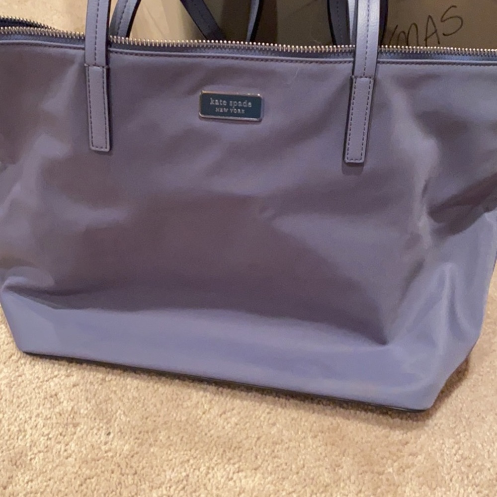 Kate Spade lilac nylon medium tote
